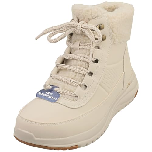 Skechers Botas de invierno para mujer, beige, 39 EU