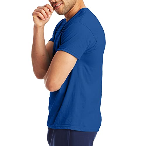 image for Hanes Men's 2 Pack X-Temp Performance T-Shirt, Deep Royal, XX-Large