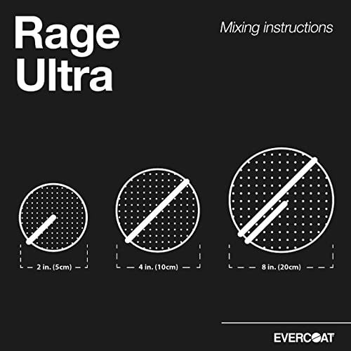 Evercoat Rage Ultra - Sanding Body Filler for Steel, Fiberglass, Aluminum and More - 128 Fl Oz - Thumbnail 5