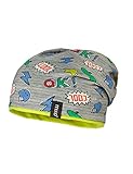 maximo Baby-Jungen Jerseymütze Mütze, Mehrfarbig (Graumeliert-clubgrün-cool 75), (Herstellergröße: 49)