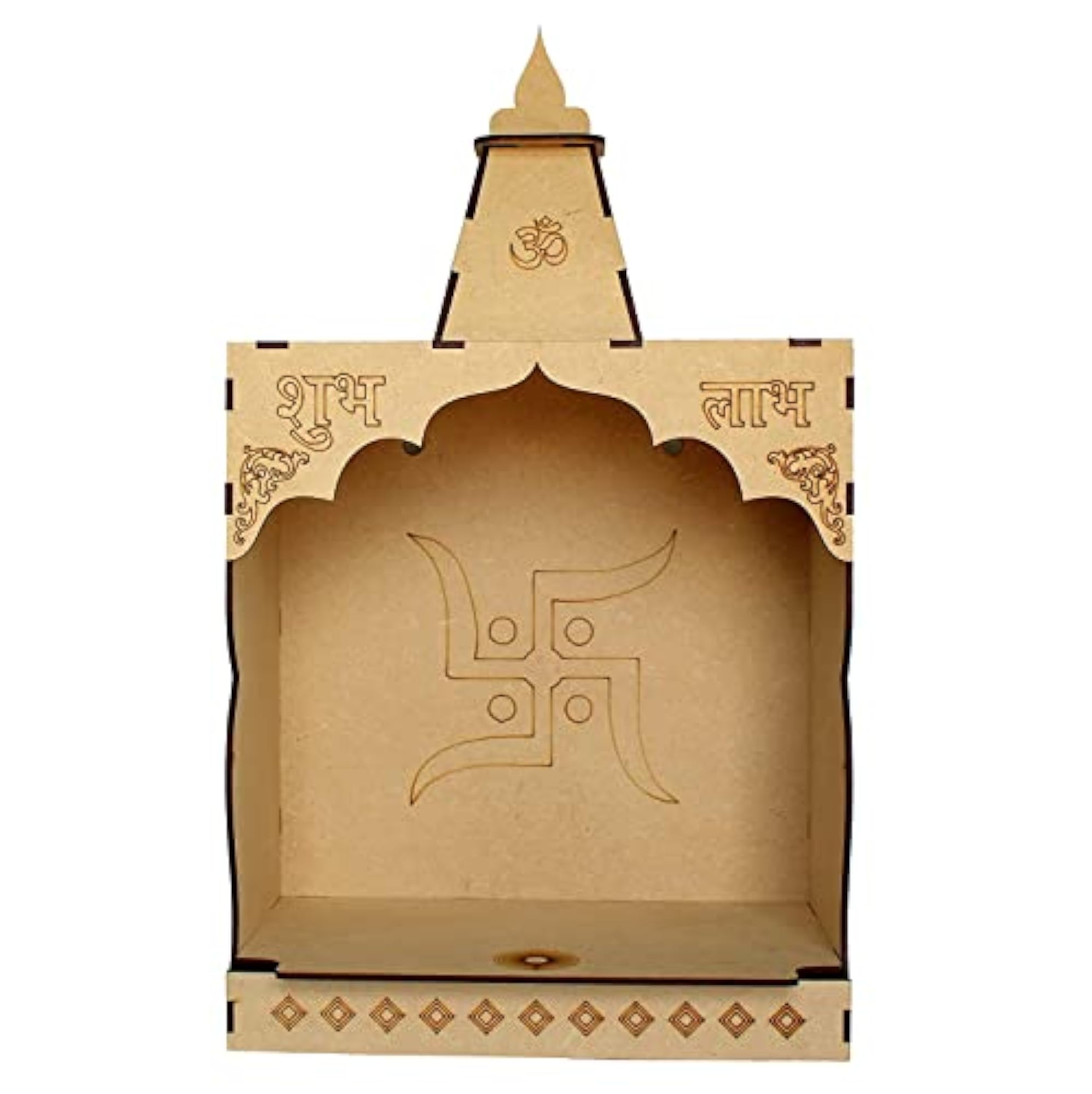 DIY MDF Puja Temple for Home, Shop, Office