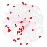 Toyvian 50 Piezas Unidades Bote Plástico para Salsas y Aceite Recipiente Condimentos con Cuerpo Transparente sin Fugas Práctico para Cocina y Restaurante