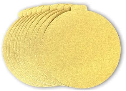 5 Inch PSA Adhesive Sticky Back Tabbed Sanding Discs (50 Pack, 40 Grit)