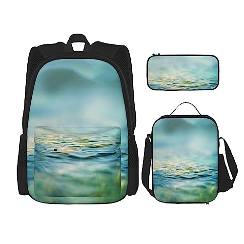Sac à dos de voyage noir pour organiser vos repas et fournitures en un seul lot