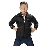 [page_title]-Regatta Kinder'Junior Freezeway' Lightweight Insulated Jacket Steppjacken, Schwarz, M (9-10)