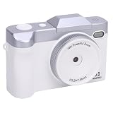 Bewinner Cámara Digital de 1080p para Fotografía, Cámaras de Vlogging WiFi de 50MP con Pantalla de Flip de 2.4 Pulgadas, Video Compact Camara de Video Compact de 16x para Vlog, Batería (White)