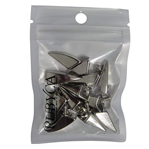 Clous griffe de dragon RUBYCA 17 mm argenté rivet à vis pour cuir et vêtement - 5