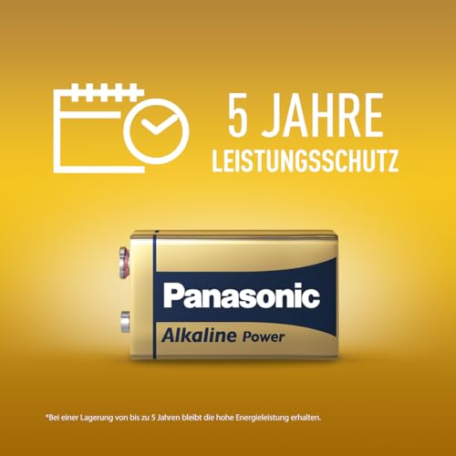 Panasonic 6 LR 61 PAP Alkali Batterie (9V)