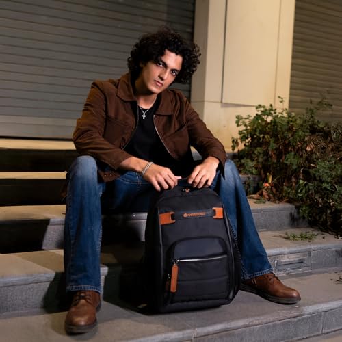 Image of HARISSONS Prizma Laptop Backpack | 35L | Durable & Travel-Ready | Elevated Laptop Protection | Office, Travel & Daily Commute