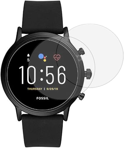 VIESUP for Fossil Gen 5 Carlyle HR Screen Protector Tempered Glass, 2PACK 2.5D 9H Hardnessfor Anti-Scratch Protective Film for Fossil Gen 5 Carlyle VIESUP for Fossil Gen 5 Carlyle HR Screen Protector Tempered Glass, 2PACK 2.5D 9H Hardnessfor Anti-Scratch Protective Film for Fossil Gen 5 Carlyle