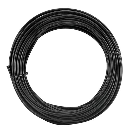 YaeMarine 5mm X 50ft Bicycle/Bike Lined Brake Cable Housing, Black