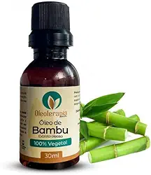 Óleo Vegetal de Bambu -Extrato oleoso e 100% natural uso capilar e corporal (30ml)