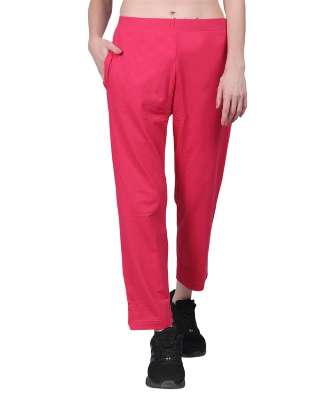 Image of Women's Cotton Light Weight Comfortable, Stretchable, Breathable & Soft Pant Style Jeggings