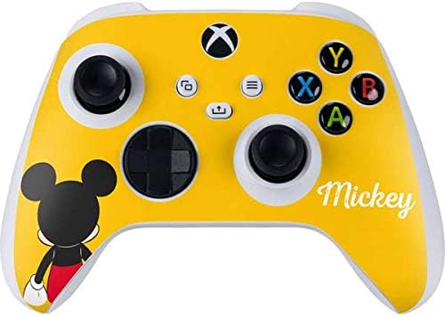 Skinit Decal Gaming Skin Compatible with Xbox Series S Controller - Officially Licensed Disney Mickey Mouse Backwards Design