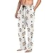 vvfelixl Men's Pajamas Pants Funny Monkey Men's Pajama Bottoms Lounge Pj Sleep Pants for Men With Drawstring Pockets M