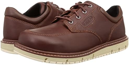 KEEN Utility Men's San Jose Oxford Low Soft Toe Industrial Wedge Work Shoes, Gingerbread/Off White, 12 | Image 6