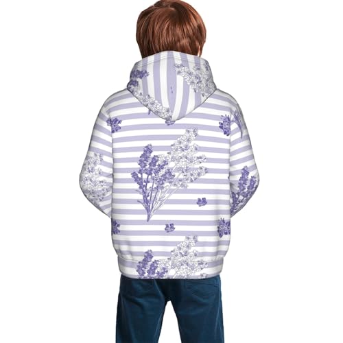 Summer Birds and Flowers Kid Hoodies Boys Sweatshirts Girls Pullover with Pocket4
