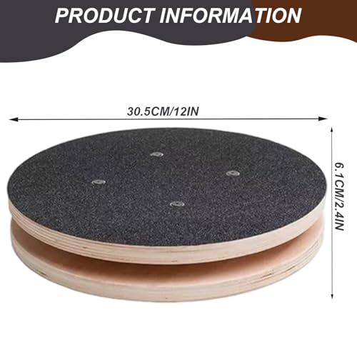 Tablero de madera para ejercicio 12 pulgadas equipos de entrenamiento AB estables 4