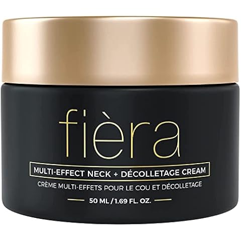 FIÈRA Neck Firming & Tightening Cream - Anti-Aging Moisturizer with Macadamia Oil, Hyaluronic Acid, Shea Butter - Smooths & Lifts Neck Skin - 1.69 FL. OZ. / 50 ML Cover