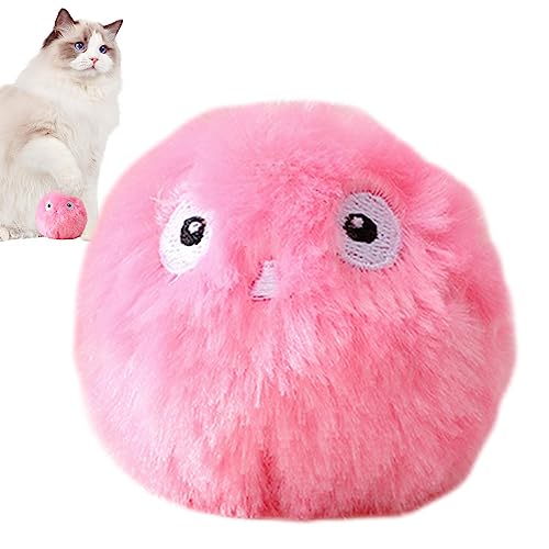 Bola brinquedo para gatos - Brinquedos fofos pelúcia para gatos para gatos internos | Bola colorida