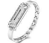 KingBaas Replacement Bands Compatible with Flex 2 Magnet Watch Bands, Premium Metal Replacement Bands Compatible for Flex 2/ Flex 2 Band (Upgraded)