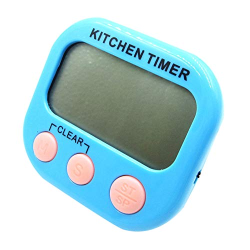 Glumes Countdown Clock Timer Days LCD Backlight Strong Magnet Back, Loud Alarm,