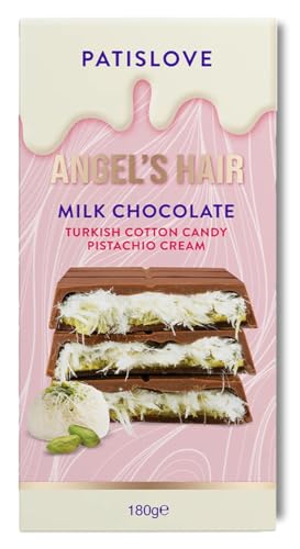 PatisLove Angel Hair Milk Chocolate Bar 180g / 6.35oz –