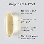 Sports Research Vegan CLA - 1250mg with Active Conjugated Linoleic Acid for Men & Women | Non-GMO, Soy & Gluten Free - 80% (90 Softgels) - Image 2