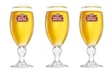 Stella Artois 3-Pack Original Large Beer Glass Chalices, 50cl