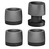 Supertool Lot de 4 coussinets anti vibrations réglables pour machine à laver, sèche linge, lave vaisselle