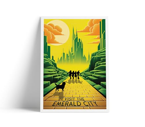 Emerald City Print | Wizard of Oz - Yellow Brick Road (180gsm Matt Poster Paper, A3: 16.5 x 11.7 in)