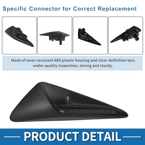 Image of Front Right Side Fender Camera for Tesla Model 3 Model Y 2017-2022 Trun Signal Repeater Wing Cam Replacement Park Assist Camera Replace No.1125107-50-J /1125107-50-H /1125107-50-G