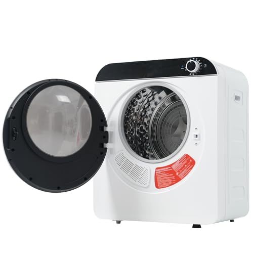 Fppuueg Secadora de Evacuación 3 kg (capacidad real de hasta 4,5 kg), Secadora de Ropa 830W, Montable en Pared, 4 Programas, Filtración Múltiple, Blanco B [Clase de eficiencia energética G]