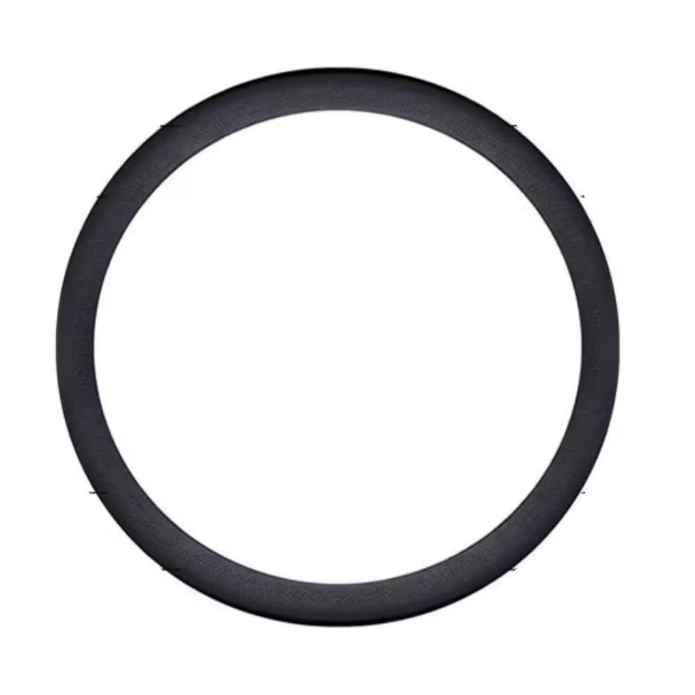 WDJRUIRUI 1 Piece Heavy Duty Anti Slip Lychee Texture Sweatproof Safe Car Steering Wheel Cover for Ford Mustang Fastback/Convertible 6 (VI) Facelift I 2017-2024, Silicone Premium Accessories