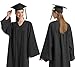 Matte Graduation Cap and Gown 2026+2025 Tassel Set with Honor Cord Graduation Stoles for High School College Bachelor