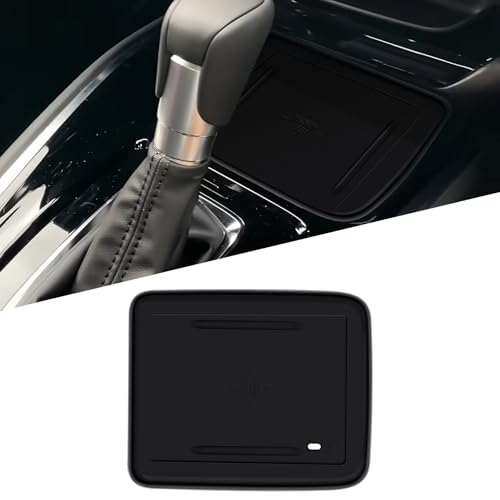FDAIUN 車センターコンソール ワイヤレス充電 シリカゲルパッド 新型 ホンダ ヴェゼル 2025年 に適合 ラバーマット 滑り止め 携帯電話 無線充電 マット スマホ ゴム 保護パッド シリカゲル製 内装カスタム パーツ アクセサリー カー用品 Ho