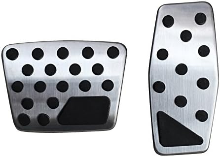 AutoBig Gas Brake Pedal Cover Accessories Compatible with Jeep Renegade Compass Fiat 500X