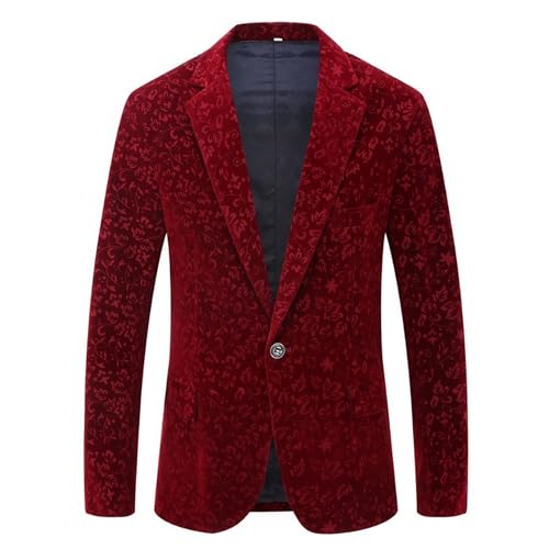 Costume de dîner floral en velours pour vos soirées de gala
