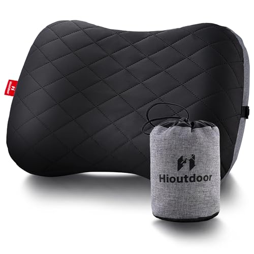 Hioutdoor Cuscino Gonfiabile Da Campeggio Con Copertura Rimovibile D'Aria Spiaggia Ergonomico Da...
