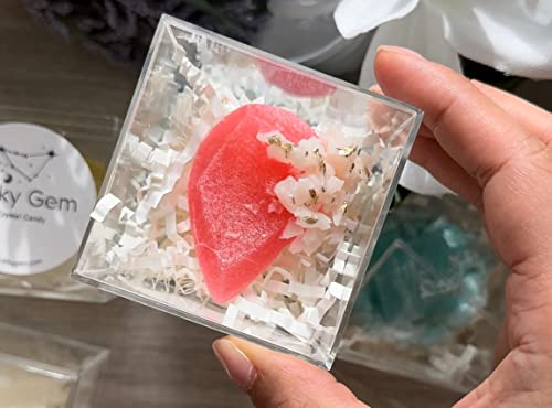 The Jewel Box Kohakutou Crystal Candy, One Flavored, Edible Gem, Edible Crystal, ASMR, Vegan Candy Passion fruit