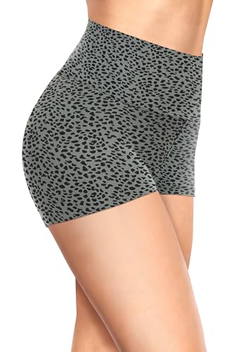 TNNZEET Biker Shorts Women - 8"/5"/3" High Waisted Tummy Control Workout Gym Spandex Booty Yoga Volleyball Shorts