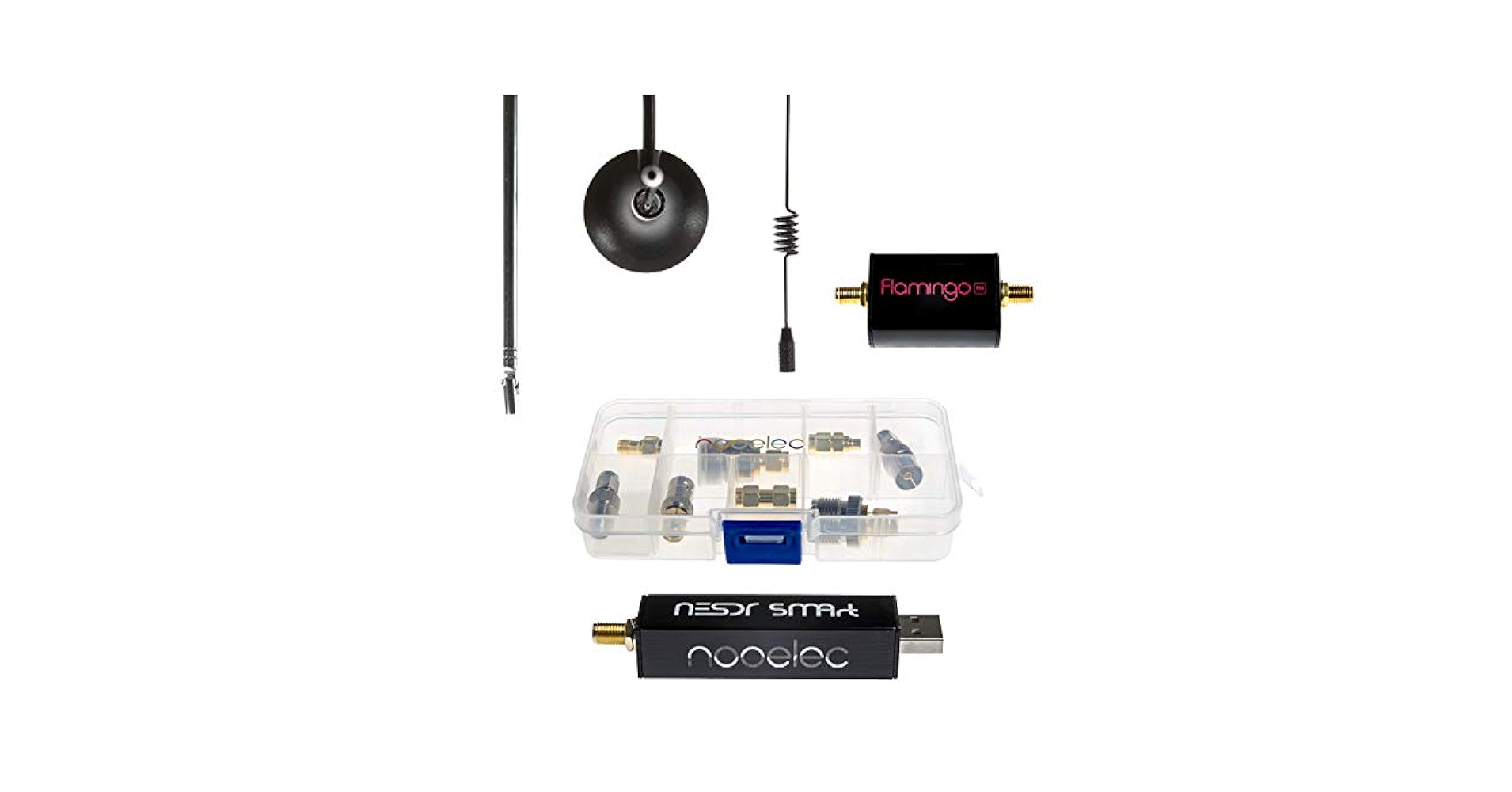 Nooelec NESDR SMArt v5 Bundle バンドル - アルミ Nooelec - Nooelec NESDR SMArt v5 SDR & Wireless Audio