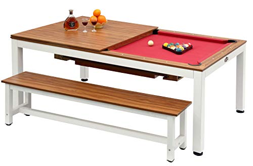 Playcraft Glacier 7' Pool Table With Dining Top #TOP1