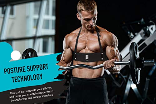 RIMSports-Arm-Blaster-for-Biceps-Triceps-Dumbbells-Barbells-Curls-Bicep-Blaster-Isolator-for-Bodybuilding-Weight-Lifting-Muscle-Gains-Preacher-Curling-Strength-Training-Arm-Workout-Equipment