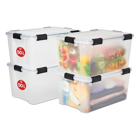 Boîtes de rangement Iris Ohyama 50L Cover