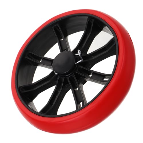 HOODANCOS Replacement Wheels for Cart Heavy Duty Trolley Caster Wheel Quiet Rolling Easy Installation for Shopping Cart and Wheelchair