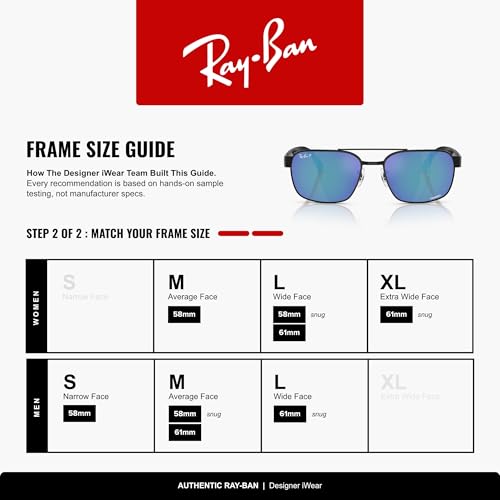 Image of Ray-Ban RB3751CH Polarized Square Sunglasses for Men for Women