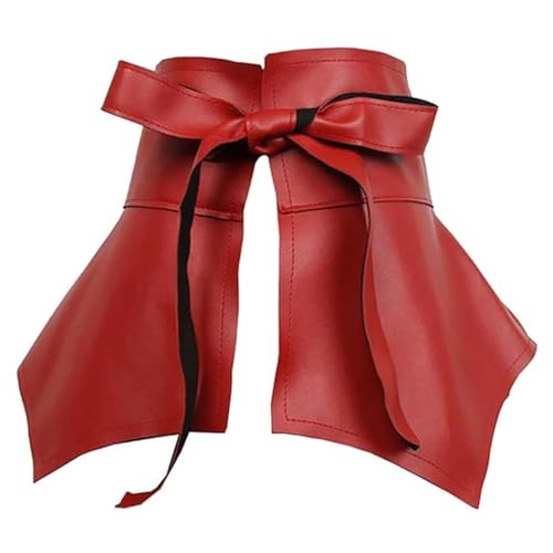 PU Leather Skirt Belt Women, Fashion Wide Cinch Belts for Women, Womens O-bi Wrap Around Belts, Elegant Womens Peplum