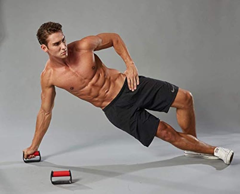 Feishibang Pushup Claw for Dielen Tragbare Push Up Bars for Menschen Fitness Home Workout Ger?te, Farbe Rot