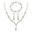 Necklace+Braclelet+Earrings-Gold plated style Necklace+Braclelet+Earrings-Gold plated style